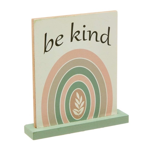 4 Wooden Sign Set - Picture 1 of 4